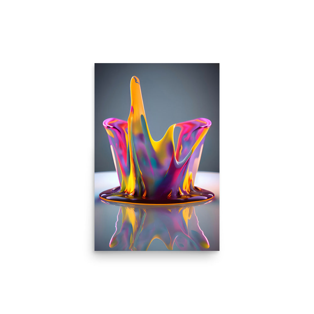 Add A Splash Of Color With A Modern Abstract Art Print