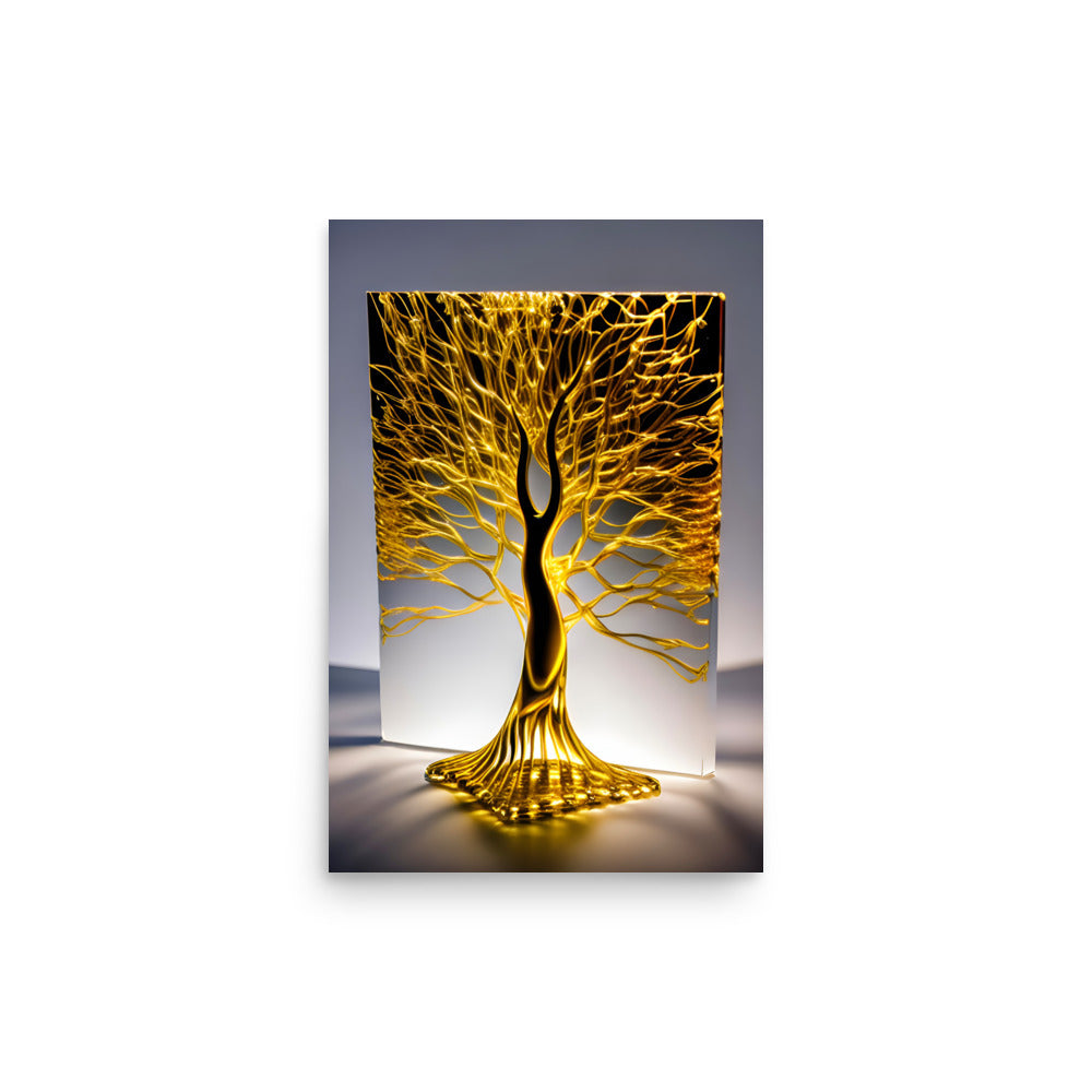 The Tree Of Life In A Modern Art Style