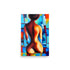 A Colorful Abstract Nude Female Painting