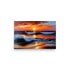 Sunset art with the sun reflecting on the ocean surf showcasing the