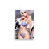 A hot anime style woman in a bikini, seductively posing for beautiful figurative anime art.