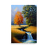 A landscape painting with a little waterfall, on photo paper art prints.