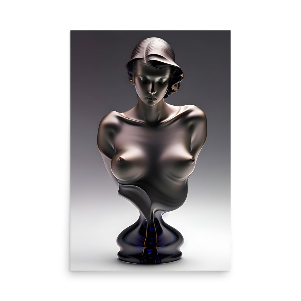 a beautiful bronze sculpture of a woman, by Casey Art Prints.