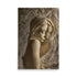 Premium art prints with a woman carved in stone.