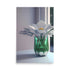 A modern art flower in a sparkling cut crystal vase on premium art prints.