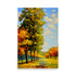 God's Country is a vibrant landscape painting on art prints, with huge colorful trees.