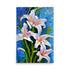She Loves Flowers is a white lily painting on art prints.