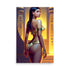 Beautiful Poster Art Prints Of An Egyptian Girl In A Gold Bikini