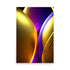 Beautiful warm colors of purple and gold, mesmerizing abstract art.