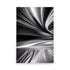 Black and white art. A modern look with sweeping metal curves will add modern style.